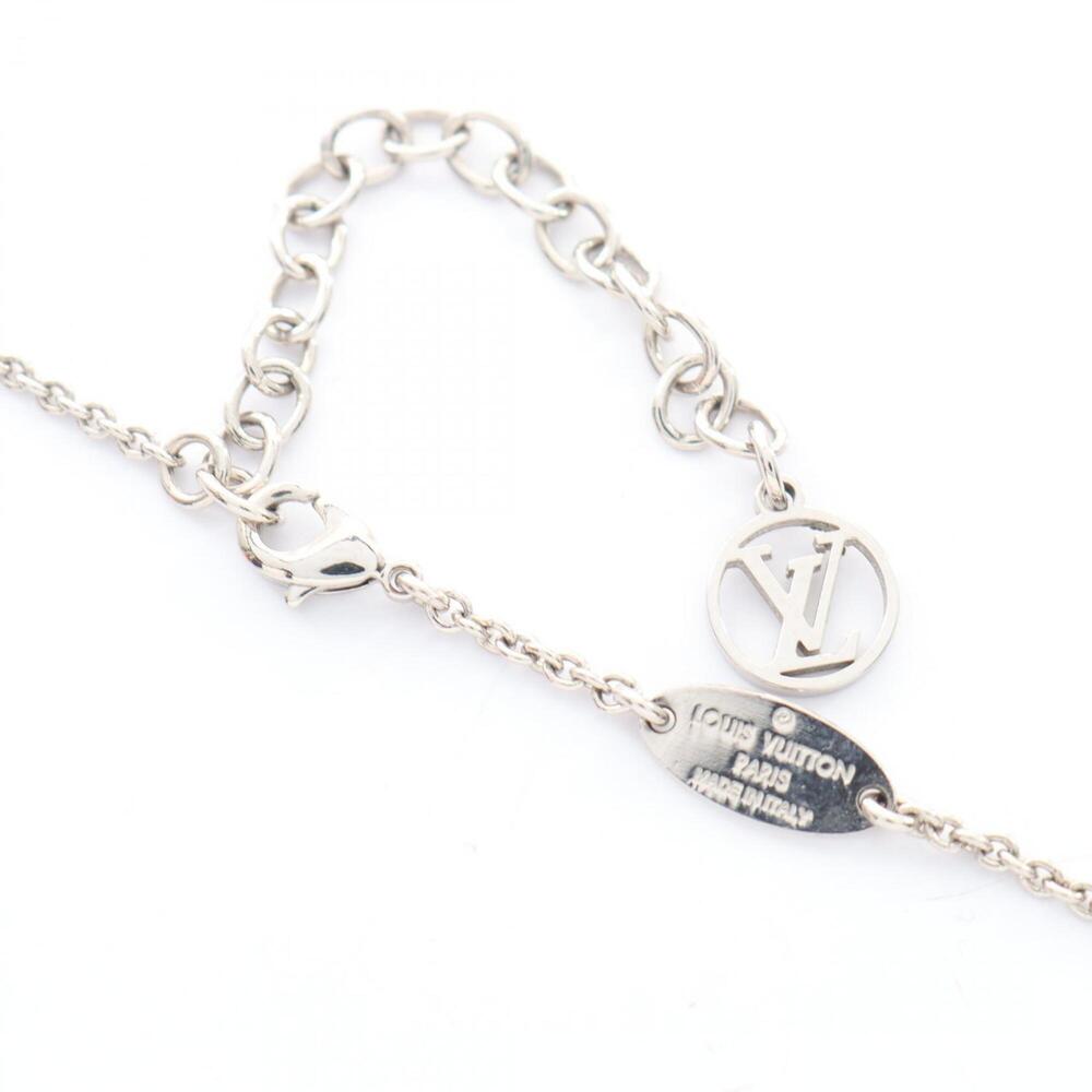 LOUIS VUITTON Silver Necklace - Picture 4 of 8
